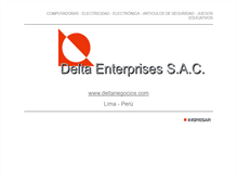 Tablet Screenshot of deltanegocios.com